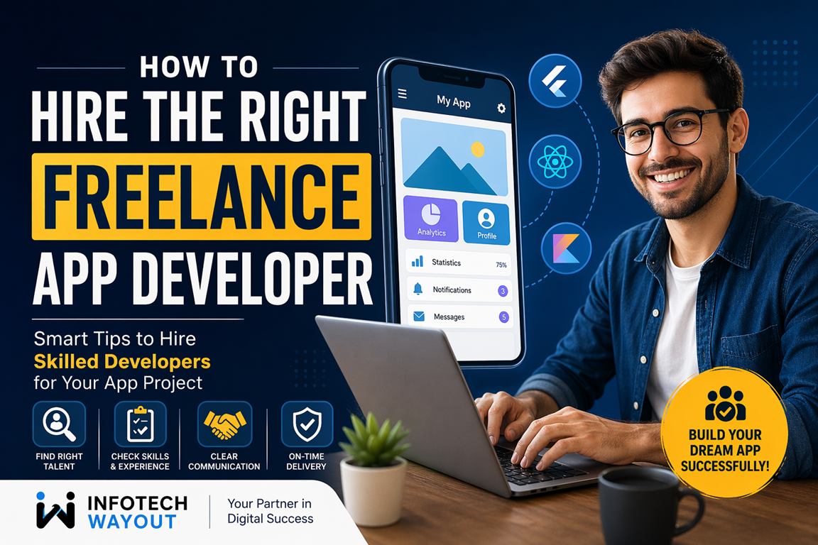 How to Hire the Right Freelance App Developer- A Complete Guide by Infotech Wayout