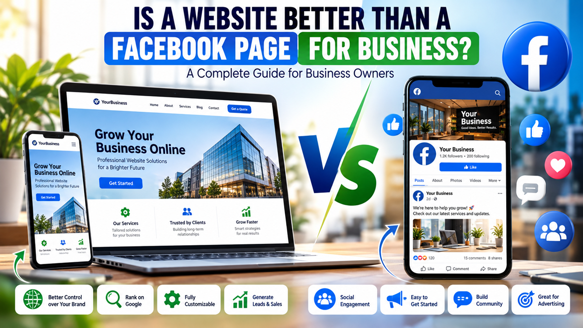 Is a Website Better Than a Facebook Page for Business?